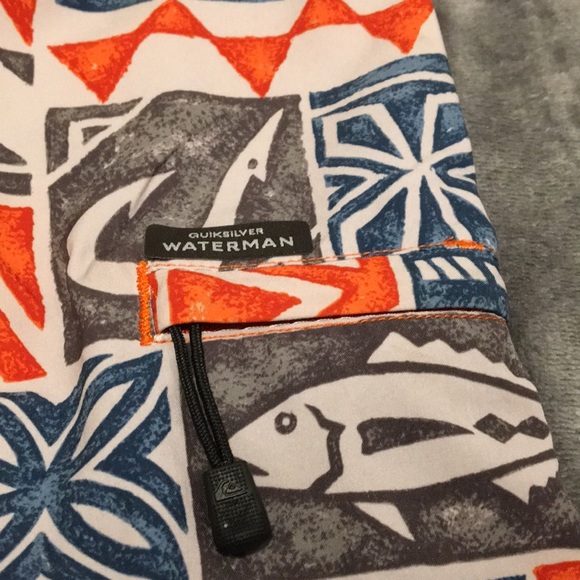 Quiksilver Waterman Collection Multicolored Fish Swim Trunks - Picture 6 of 9